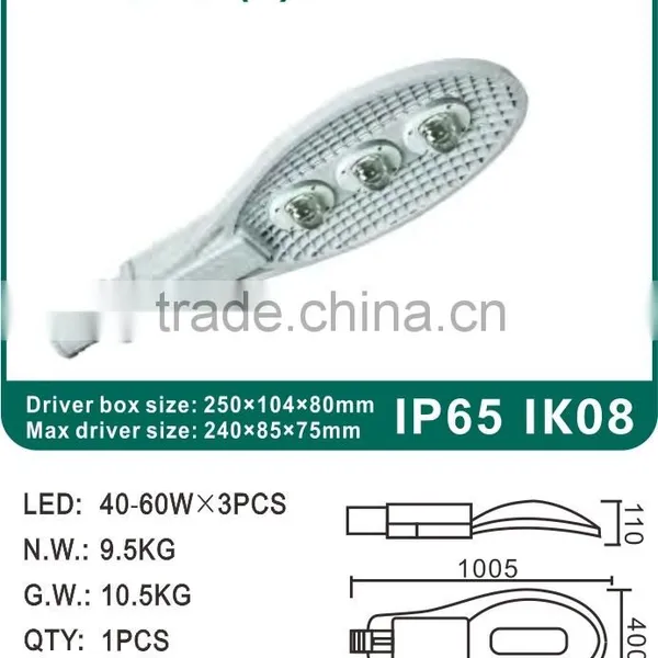 120W-160W Everlite COB LED Street Light Housing