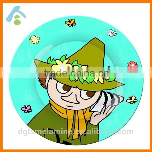 Colorful Print Melamine Plate ; Melamine Kids Dinner Plate photo-2