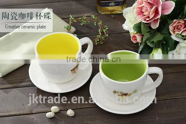 Wholesale Creative Coffee Cup and Saucer Set/breakfast Mug and Saucer