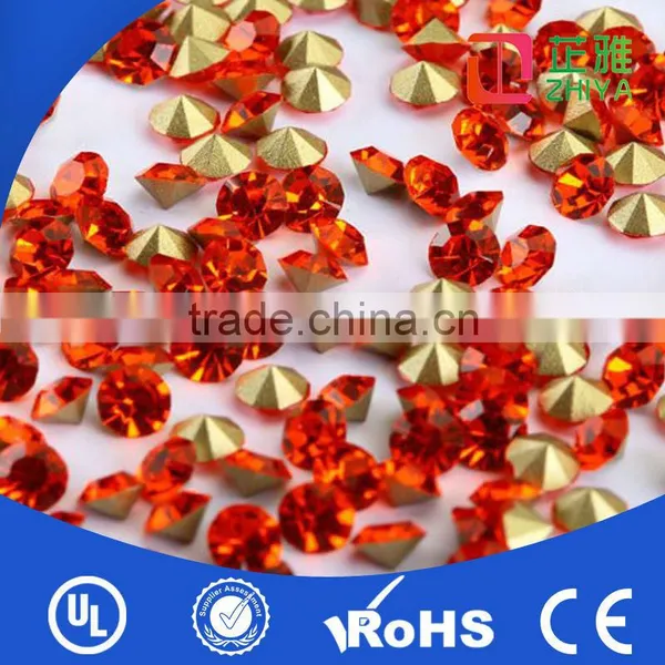 Hotfix Point Back Glass Chaton, 8mm Glass Chaton photo-4