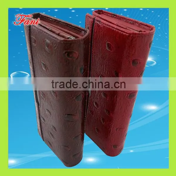 Imitation Ostrich Leather Slim pu Wallet
