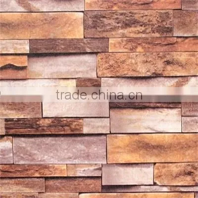 Brick Design 3D Brick Wall Paper PVC Wallpapers photo-2