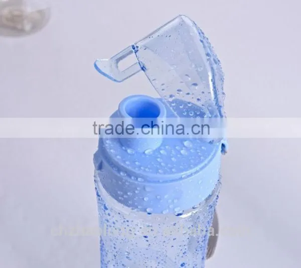 Cheap Plastic Clear Water Bottles With Different Color Lids photo-3