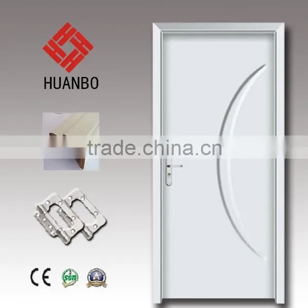 Popular Design Mdf Pvc Decorative Wood Door Panel Wooden Classical Doors for Toilet