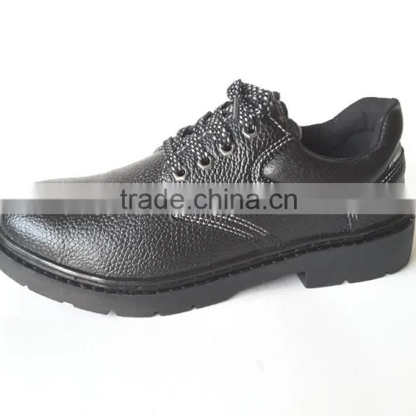 Low Price Good Quality Genuine Leather Rubber Sole Safety Shoes photo-3