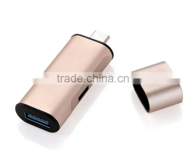 Sidiou Group USB Type-C Charging Adapter 1*USB 3.0 + 1* USB Type-C Charging Port With PD Function photo-6