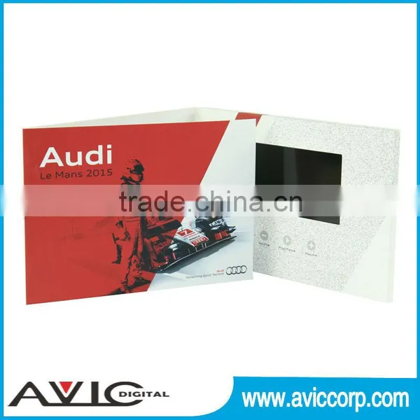 Hot Selling Birthday Tft Lcd Video Brochure Car photo-4