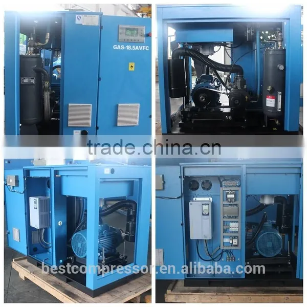 380V Textile Industry Portable Electric Screw Air Compressor Specification photo-3