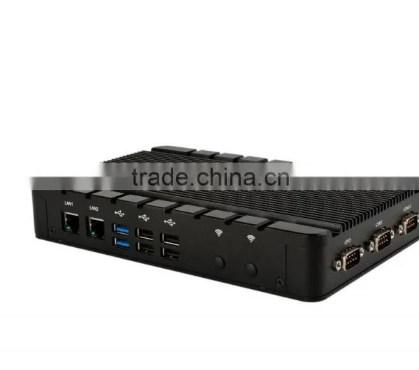 Intel Haswell Celeron 1.4GHz or 1.6GHz Duo Core CPU Fanless Industrial Mini Box PC NIS-896 Barebone System photo-3