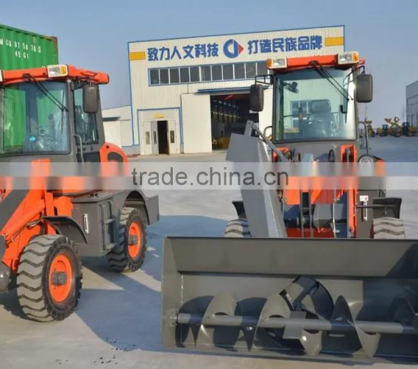 High Speed Snow Cleaning Machine ZL16 OJ16 Wheel Loader With Snow Tires photo-4