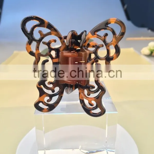 Wholesale Luxury Barrette High Quality Fashion Jewelry Butterfly Hair Claw Clip Novelty Clamp Clip photo-2