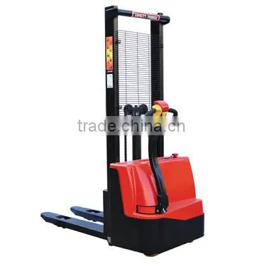 1tons Electric Forklift/yujie Lift Stacker/battery Operated Platform/material Handing Equipment/good Forklift Price