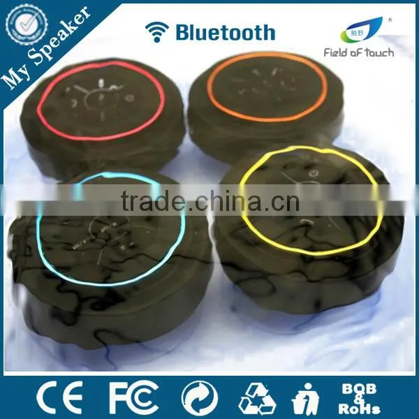 F012 Black/gold Strong Suction Cup Shower Speaker in the Bathroom photo-4