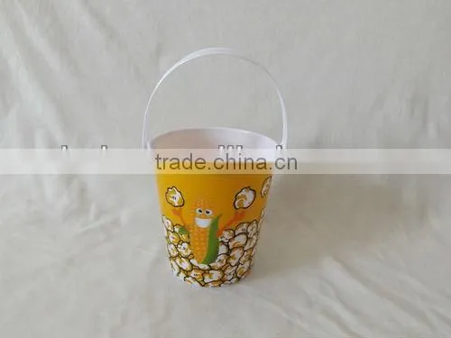 Plastic Popcorn Cup With Handle