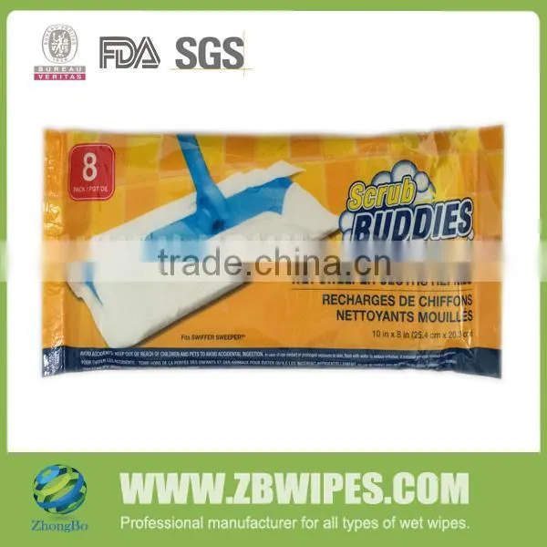 Wet Sweeper Cloth Refills Household Cleaning Wet Towel