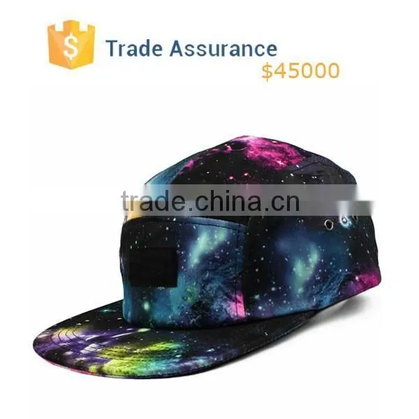 Custom Logo 5 Panel Hat 5 Panel Camp Cap Hat Galaxy 5 Panel Caps And Hats photo-2