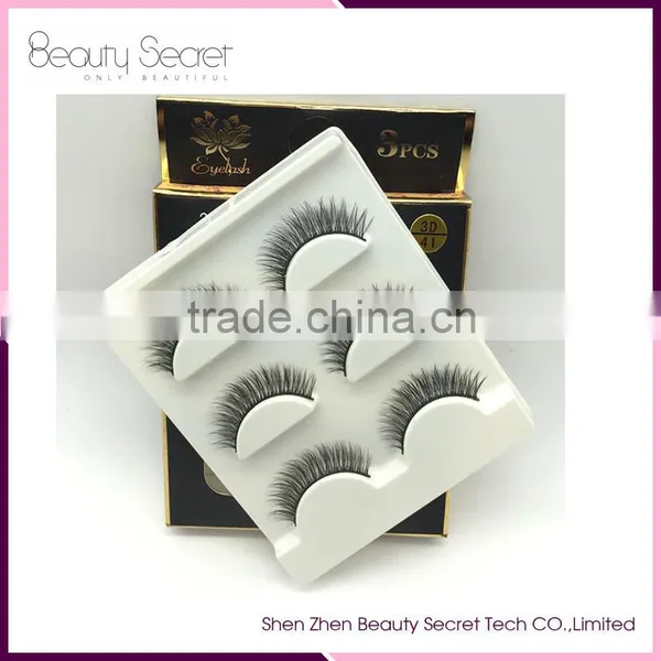 100% Mink False Eyelash Extension Glue Silk Lashes Packaging photo-4