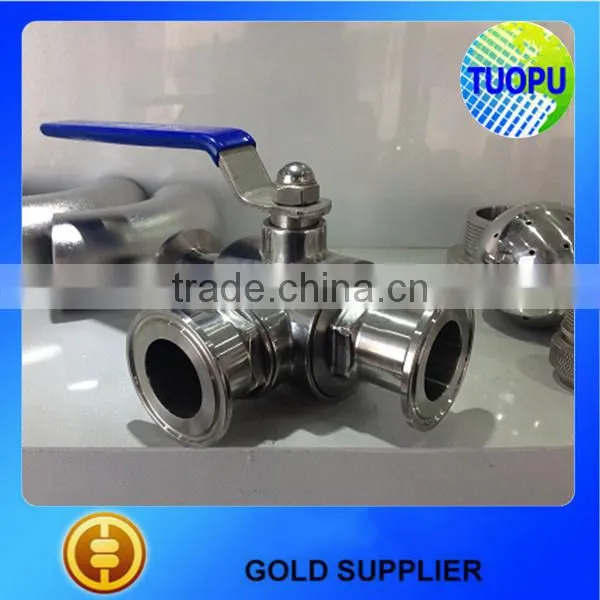 Tuopu Stainless Steel Sanitary Ball Valve,2/3 Inch Stainless Steel Ball Valve photo-6