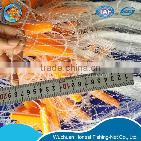 Trammel Gill Net Monofilament Fishing Nets Double Knots