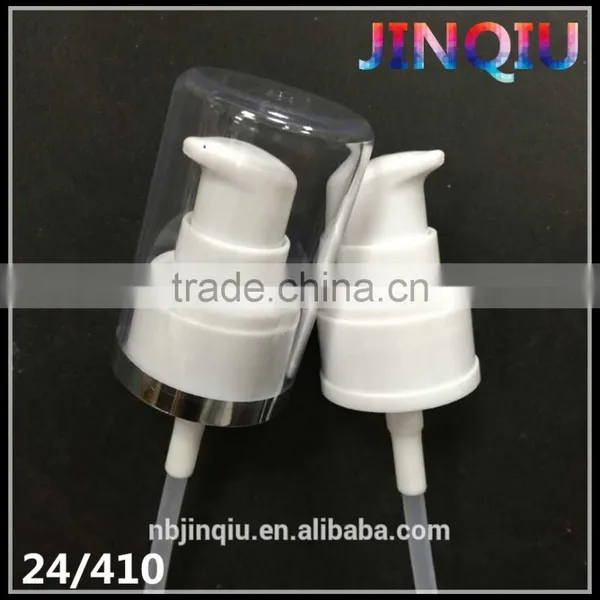 24/410 Cream Pump Dispenser With AS Transparent Cap photo-3