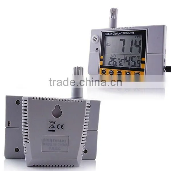 Wall Mount Indoor Air Quality Temperature RH Carbon Dioxide CO2 Monitor Sensor Detector Controller 0~2000ppm Range photo-4