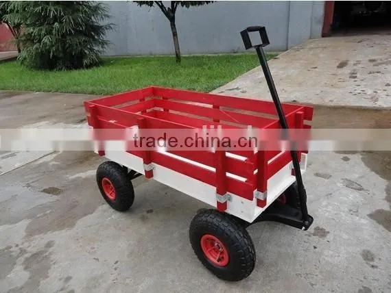 Wooden Garden Baby Cart With Cover photo-3