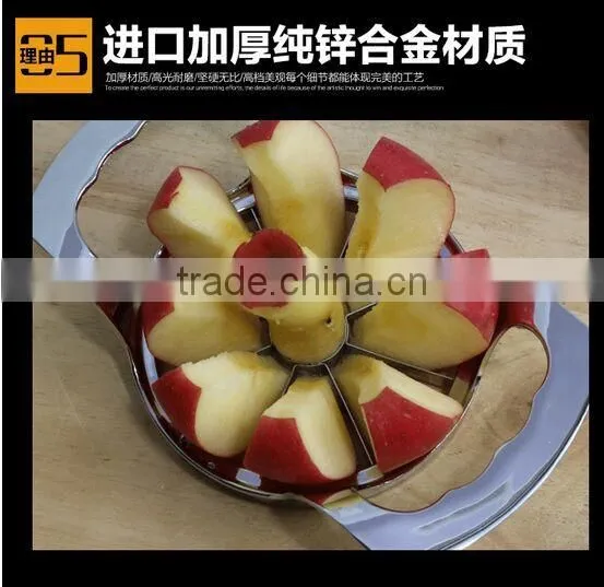 New Style 8 Pieces Divided Stainless Steel Apple Slicer photo-2