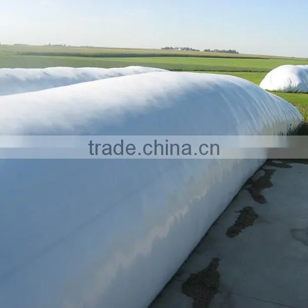 White/black Plastic Silage Tube Cover , Silo Bag photo-3