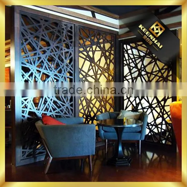 Customized Decorative Stainless Steel Restaurant Room Screen Divider photo-4