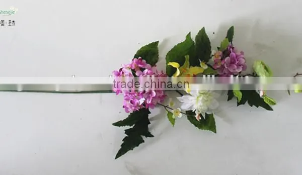 China Beautiful Twedding Table Centerpieces Silk Flowers Wholesale Artificial Flower Stick Wholesale photo-2