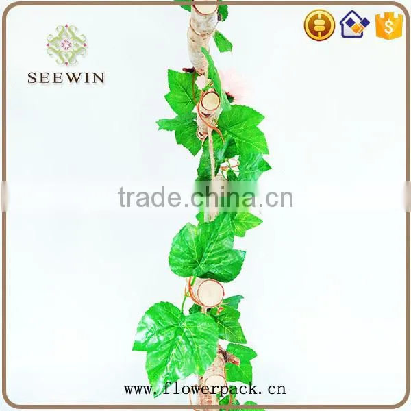 The Rural Custom Festival Decorates Birch Hemp Rope Ladder photo-2