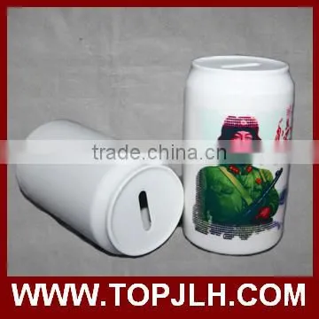 Sublimation White Ceramic Money Boxes Custom Logo Money Bank photo-6