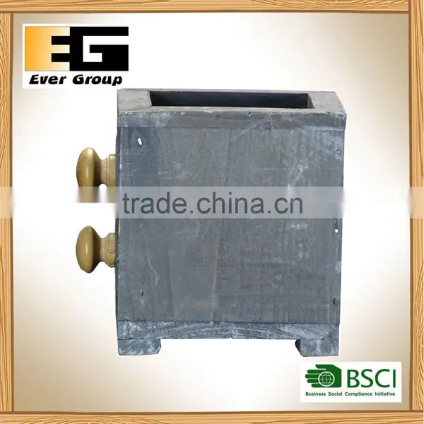 Imitation Wood Planter Box With Grey -wash photo-4
