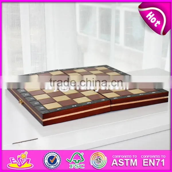 2017 New Design Children Educational Wooden Chessboard With Chess Pieces W11A055 photo-4