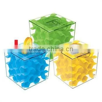 3D Money Maze Puzzle Box For Kids and Adults,Fun Game Challenge Cube as Gifts photo-2