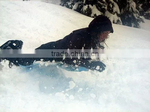 ROLL UP SNOW CARPET PLASTIC RUG SLEDGE SLED SLEIGH WITH GRAB HANDLES photo-3