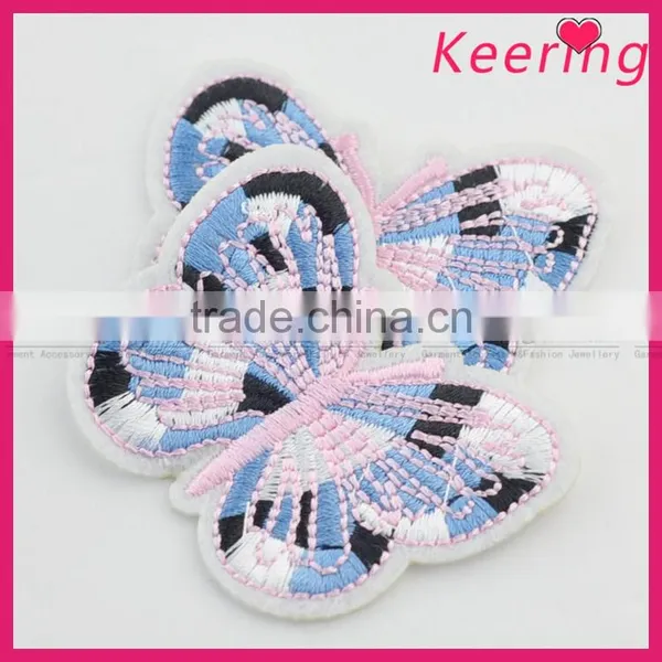 Colorful Butterfly Embroidery Patch for Clothing and Bags WEF-037 photo-2
