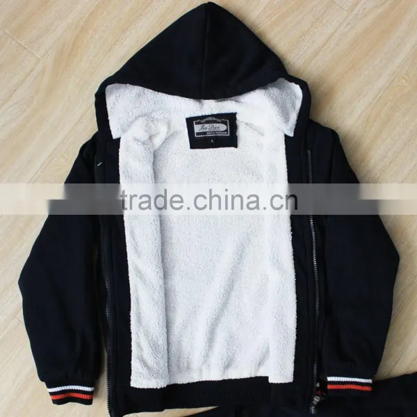 Fashion Fleece Boys Printing Wholesale Custom Hooded Pants Stock photo-6