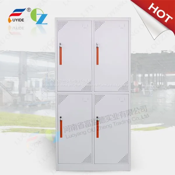 Modern Design Best Selling Bedroom Furniture Metal Wardrobe With 4 Doors photo-2