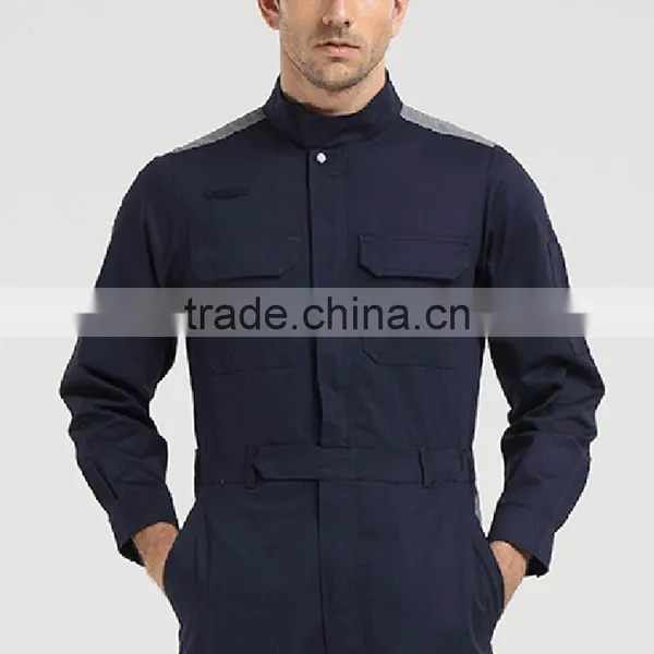 Wholesale Blue Color 100 Cotton Mechanic Working Coverall photo-5