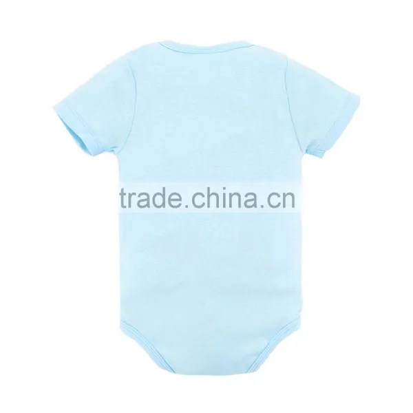 2017 Cheap Factory Baby Clothes Summer 100%Cotton Short Sleeves With Prints Newborn Infant Baby Bodysuits Rompers photo-5