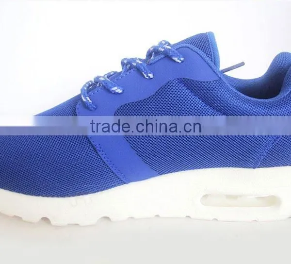 Blue Upper Specialized White Outsole Air Cushion Men Running Shoe Oem photo-3