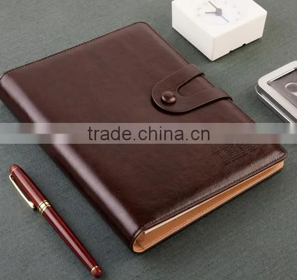 25K PU Leather Planner With Metal Buckle Custom Business Organizer Agenda Emboss/gold Stamp Logo photo-4