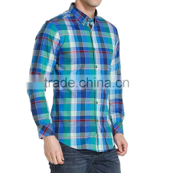 Mens Dress Plaid Shirts for Men Pictures Shirts for Men photo-4