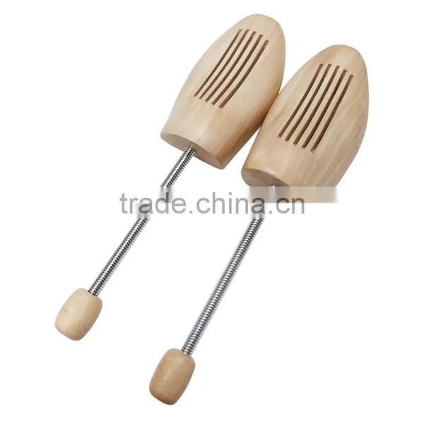 Shoe Tree Type and Wood Material Shoe Stretcher With Bendable Spring photo-3