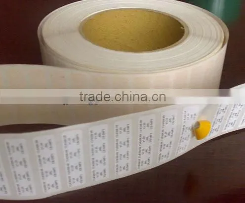 High temperature barcode label/ polyimide labels/ blank barcode label