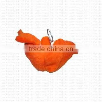 Natural Sheep Wool Hand Made Felted Key Ring photo-3