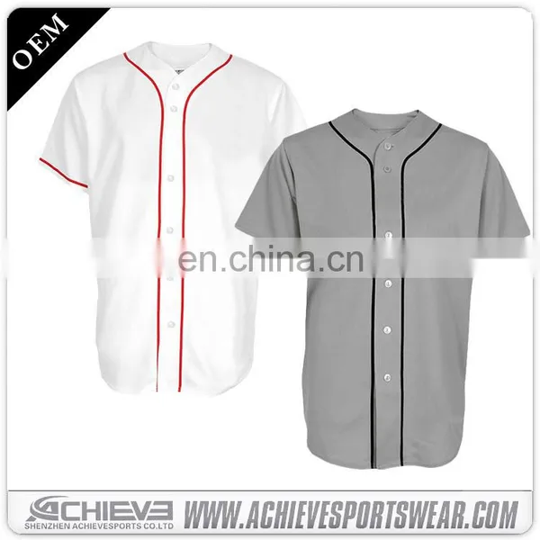 Gender 100% Polyester American Baseball Jersey / Maryland Softball Jerseys photo-3