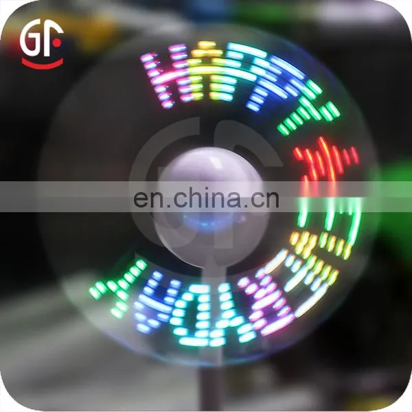 New Design Chargeable Mini Table Fan With Led Message photo-6
