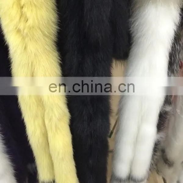 Genuine Fox Fur Shawls and Scarves, Real Fur Scarf Garment Wholesale photo-2